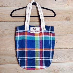 ★ Hollister Plaid Tote ★